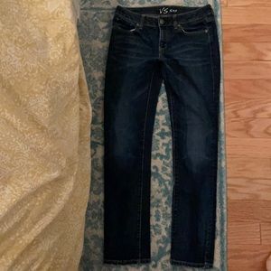 VS Kiss (Victoria’s Secret) Dark Blue Denim Skinny Jeans size 4